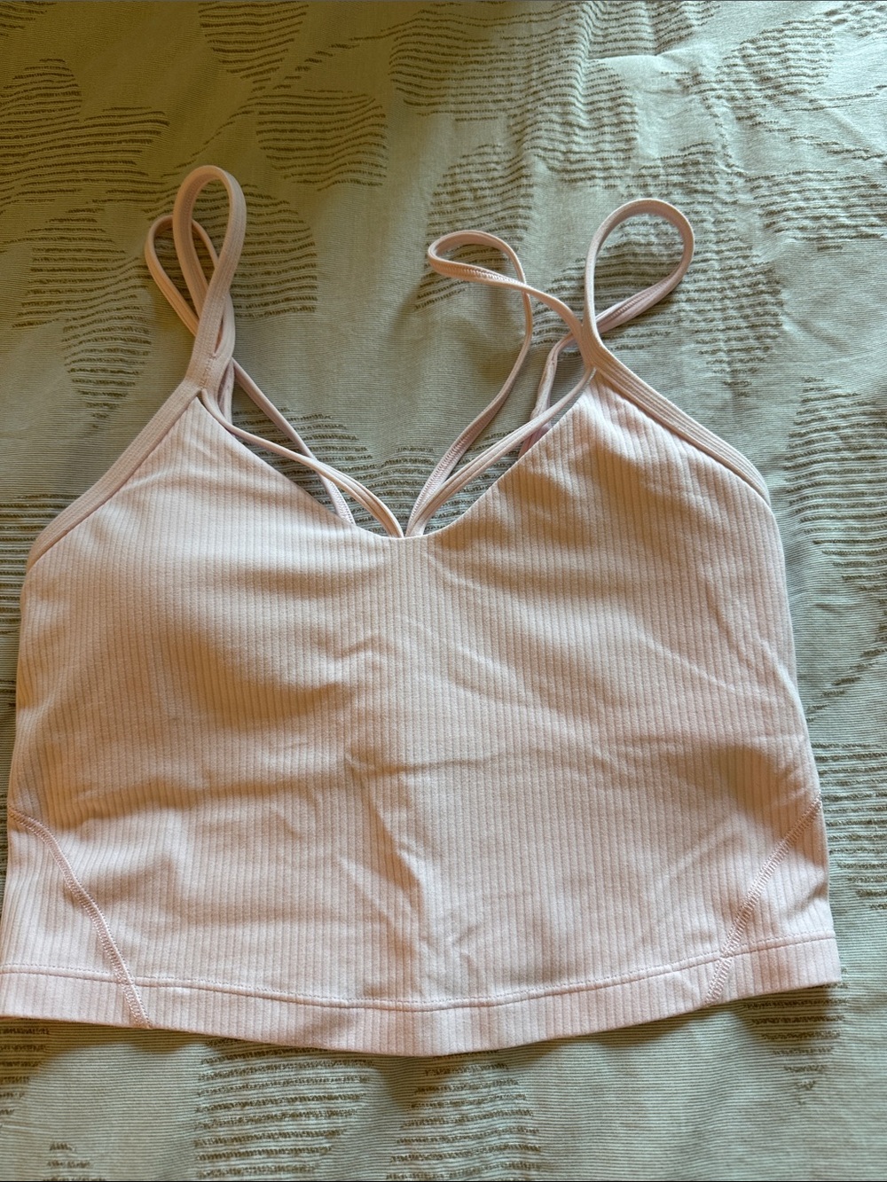 Lululemon align Light Pink Ribbed Strappy tank